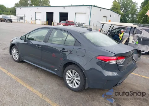 2025 Toyota Corolla Hybrid Le z USA, uszkodzony, nr VIN JTDBDMHE0S3018634